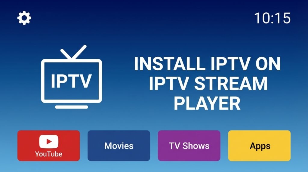 Install IPTV on IPTV Stream Player