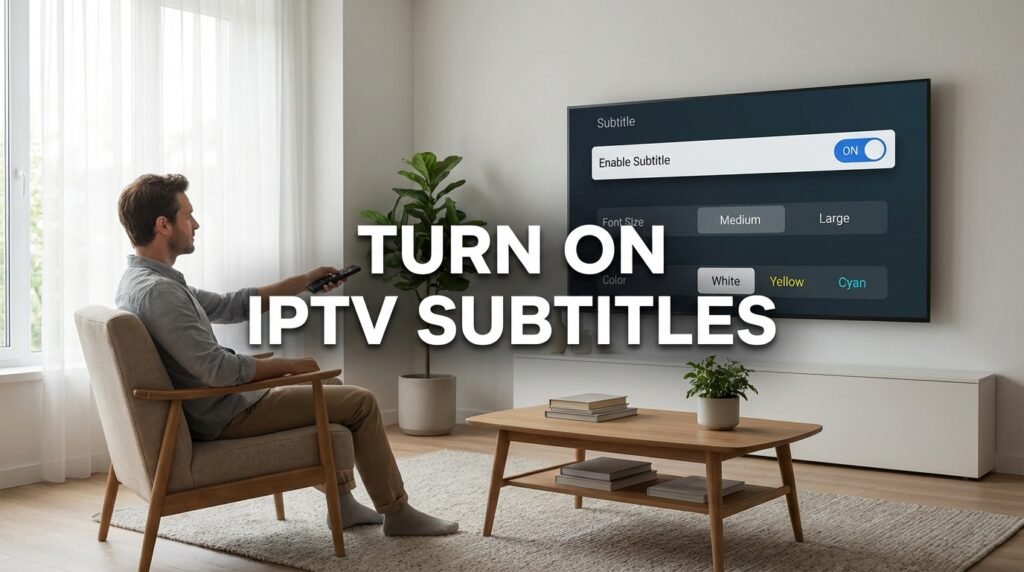Turn on Subtitles on IPTV